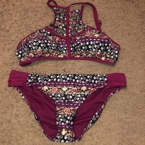 Two piece bathing suit